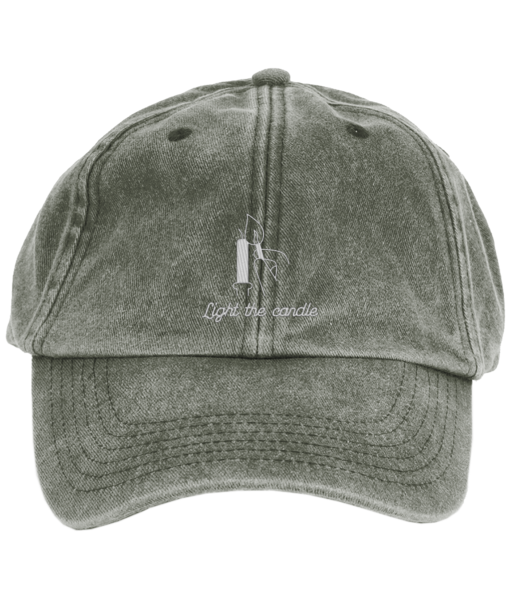 "Light The Candle" Vintage Low Profile Cap